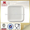 stock high quality stoneware crockery plate dish , white big platter
